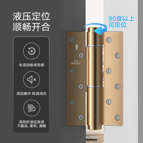 悍高液压缓冲合页大门可调液压缓冲合页三维可调卧室门合页 - 图2