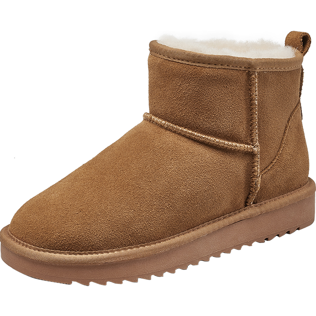 意尔康官方旗舰店女鞋女靴雪地靴棉鞋保暖冬季保暖加绒短筒 - 图3