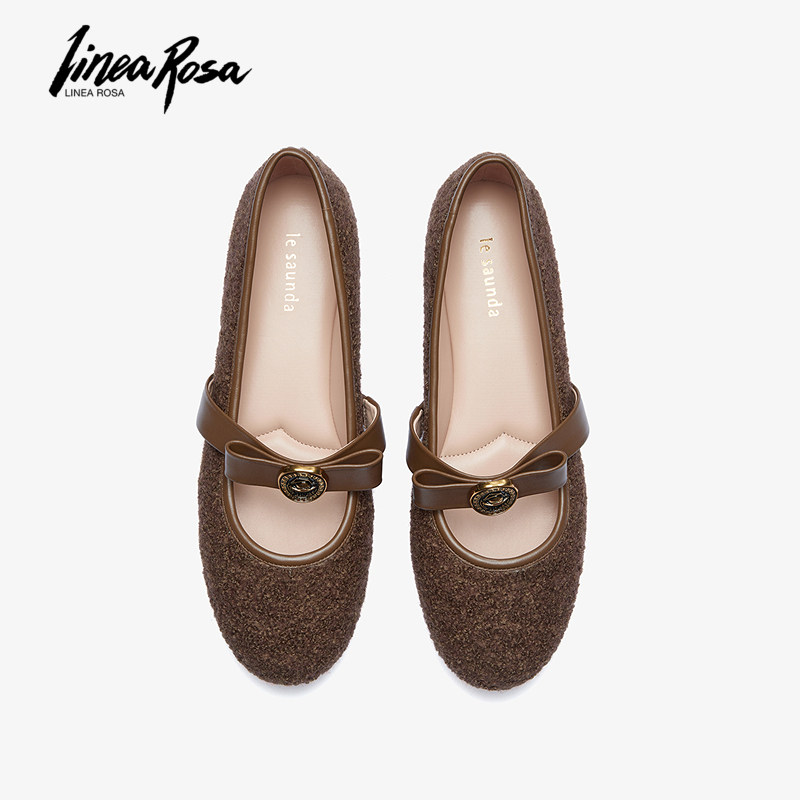 【达播专属】莱尔斯丹24秋新款复古圆头玛丽珍平底单鞋女5T00806,淘宝优惠券,粉丝福利购,淘宝优惠卷