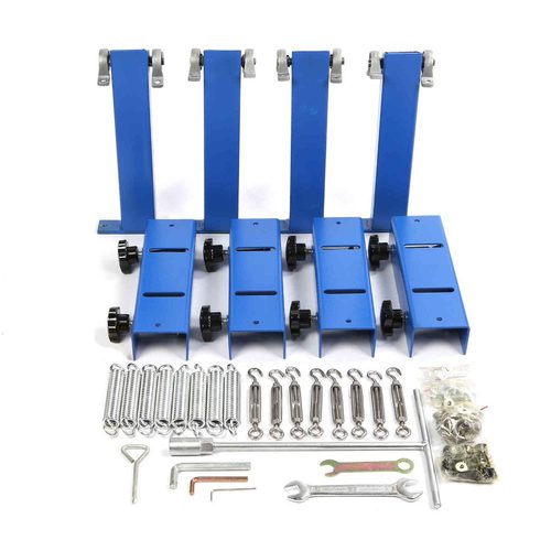 丝印机印刷机平面小型机器设备手动旋转服装布面料4色4工位丝印台 - 图0