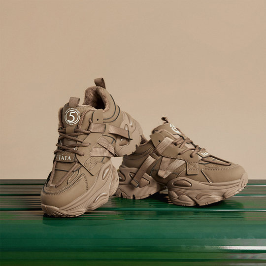 Daddy shoes thick sole casual TATA/his and hers