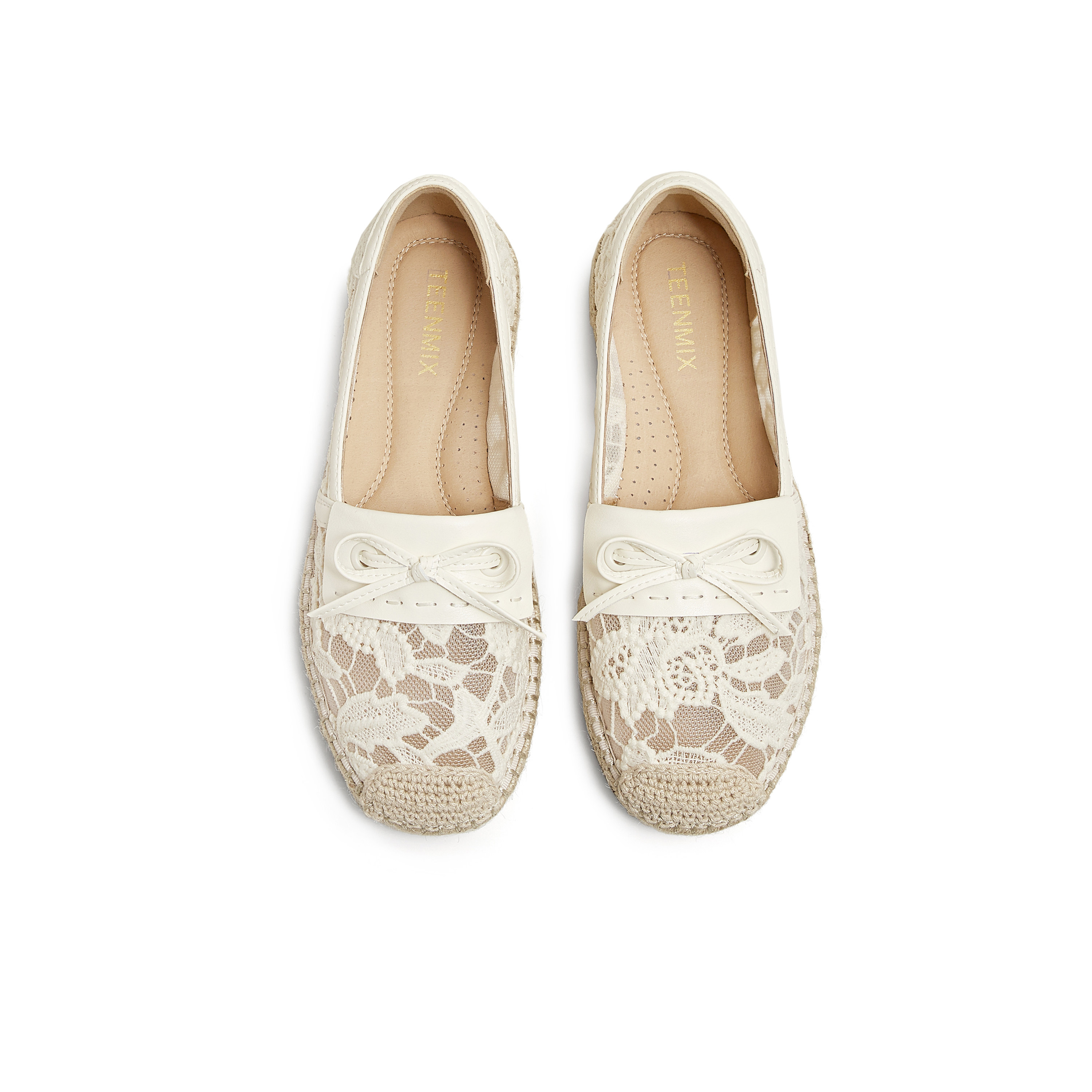 天美意2025新款网布蕾丝复古休闲一脚蹬平底女渔夫鞋KP009BQ5,淘宝优惠券,粉丝福利购,淘宝优惠卷