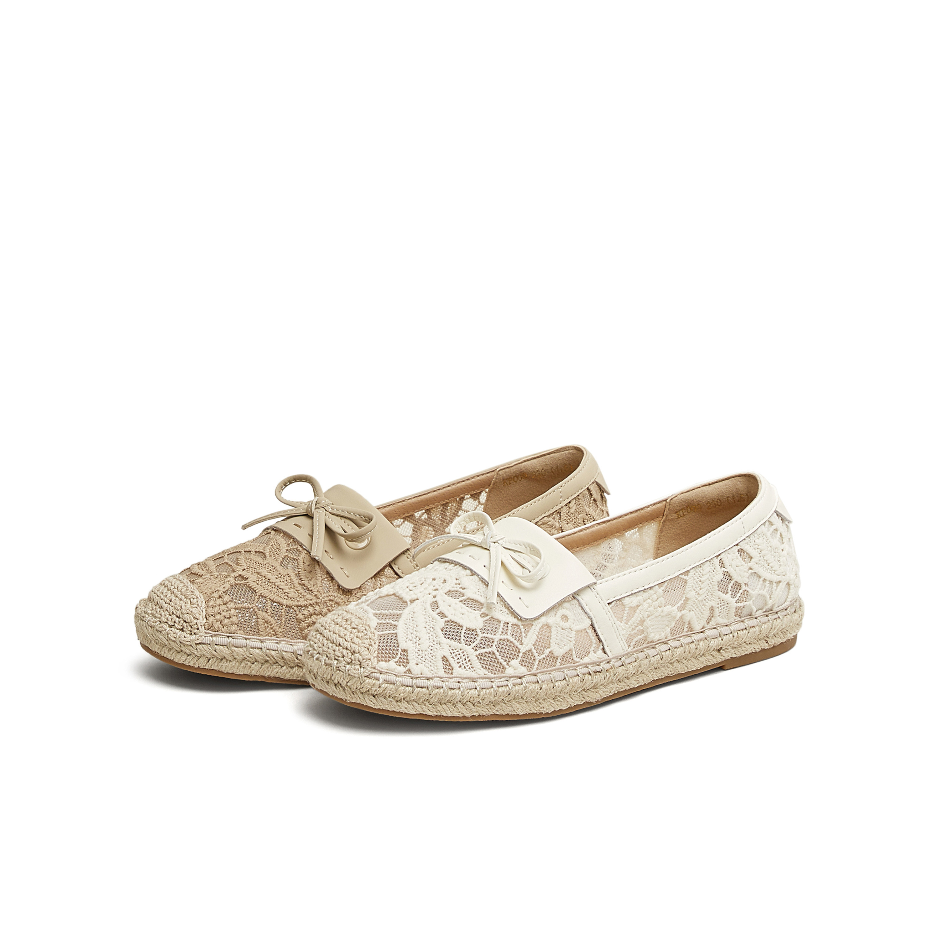 天美意2025新款网布蕾丝复古休闲一脚蹬平底女渔夫鞋KP009BQ5,淘宝优惠券,粉丝福利购,淘宝优惠卷