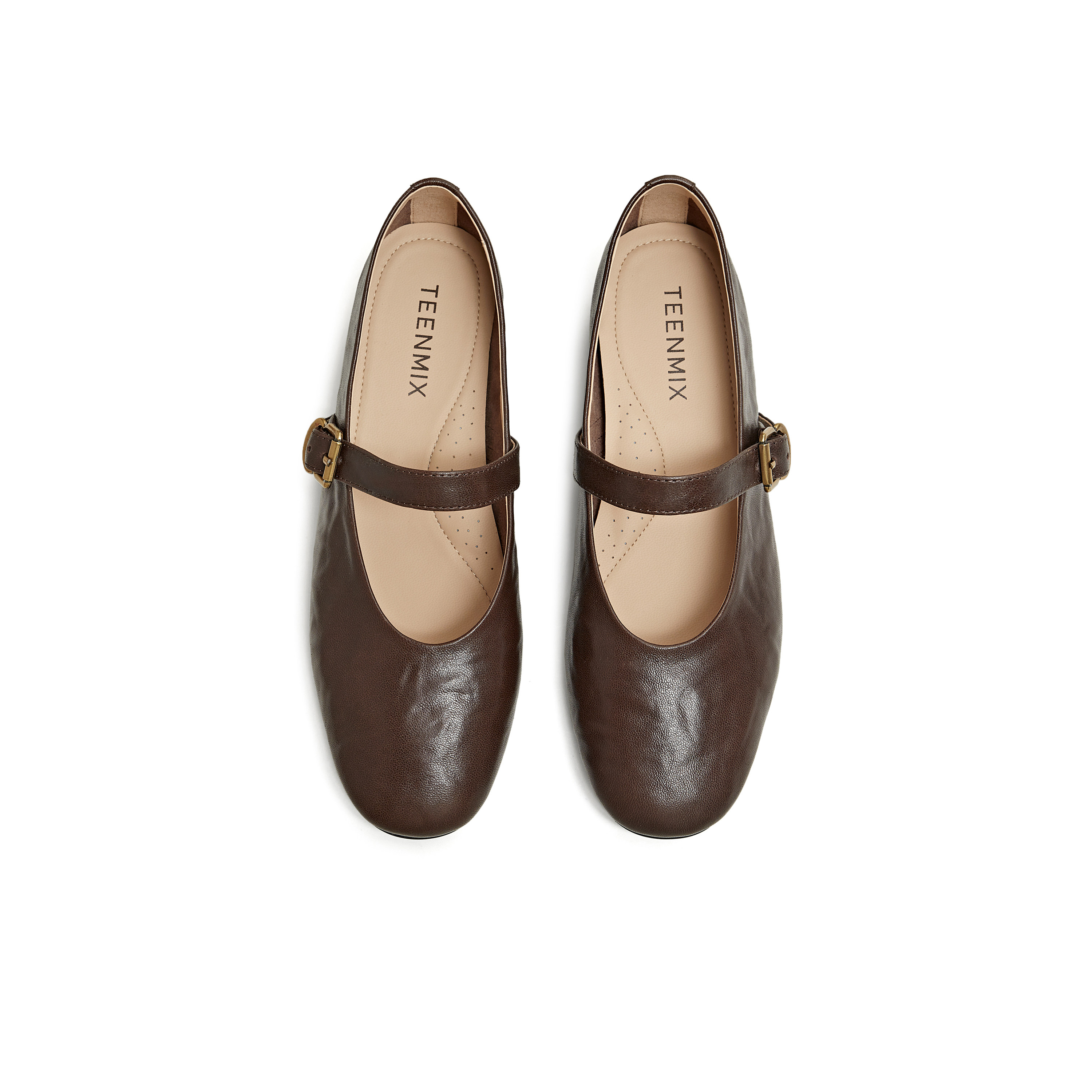 天美意2026春新款复古时尚平跟浅口单鞋百搭女玛丽珍鞋KM112AQ6,淘宝优惠券,粉丝福利购,淘宝优惠卷