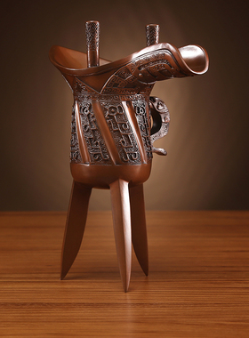 仿古青铜器酒杯造型铜器工艺品