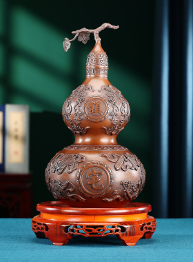 紫铜工艺品中式家居葫芦