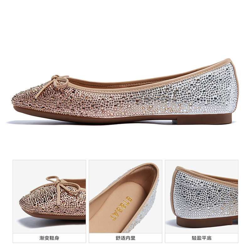 星期六法式小香风单鞋女新款百搭芭蕾舞配裙百搭鞋SSC3111086,淘宝优惠券,粉丝福利购,淘宝优惠卷