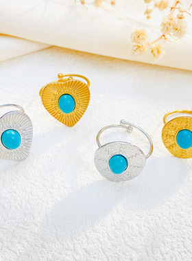 戒指 Small French Style Retro Ring Ethnic Style finger rings