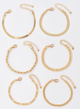 New Jewelry Multi layer Chain Bracelet Fashion Layer链条手链