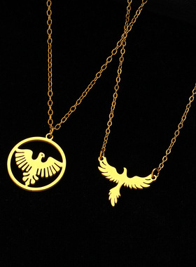 Hip hop personalized necklace men's pendant collarbone chain