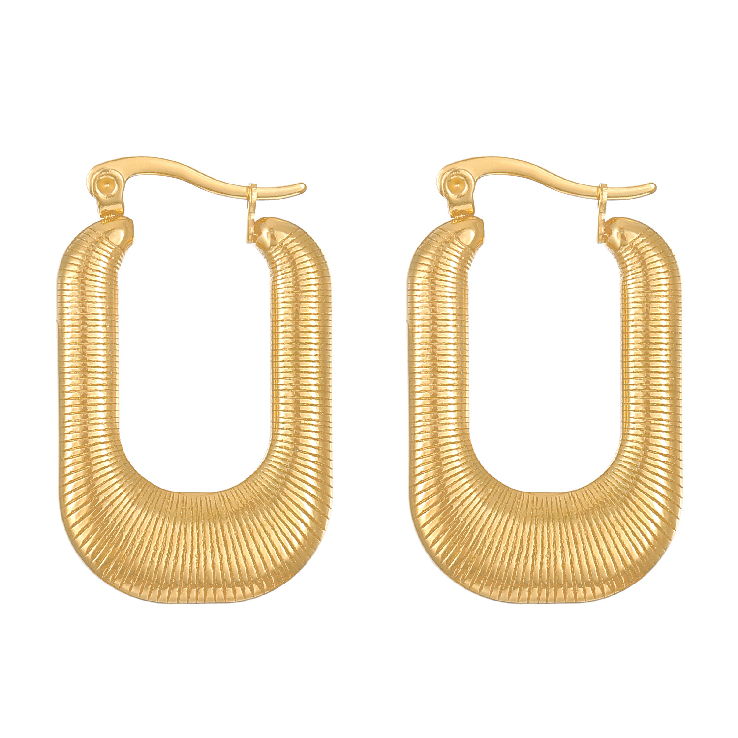 耳饰 exaggerated ear buckle retro temperament large earrings - 图1