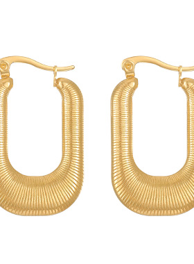 耳饰 exaggerated ear buckle retro temperament large earrings