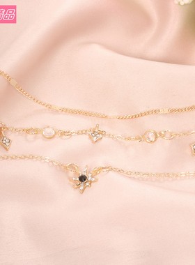 欧美项链女Multi-layered beads Lady Long pendant New necklace