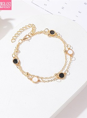 Temperament metal bracelet simple female student jewelry饰品