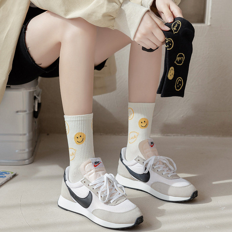 夏季可爱长筒外穿搭配休闲中筒袜 显莎短袜/打底袜/丝袜/美腿袜