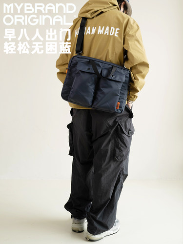 MYBRANDORIGINAL 商务风男士手提公文包大容量16寸电脑包 MK021 - 图2
