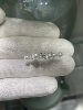 Japanese finished product, chic 4.5 6.5mm seawater akoya multi-bead ring, 18k natural diamond