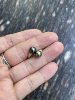 炫彩8.01,8.2mm大溪地蓝绿双珠款戒指 18k天然钻石自然拍摄