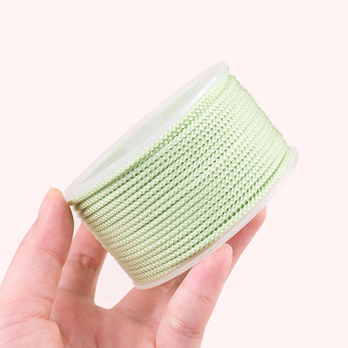 菠萝纹绳1.5mm手工编织手链项链红绳手绳吊坠挂绳珠宝线diy材料 - 图0