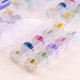 Jinquanhua mini gold and silver strands 10 color set gift box
