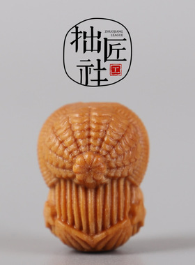 时尚檀香木鱼宝宝配饰 手工文玩配饰配件 手作diy吊坠隔珠饰品