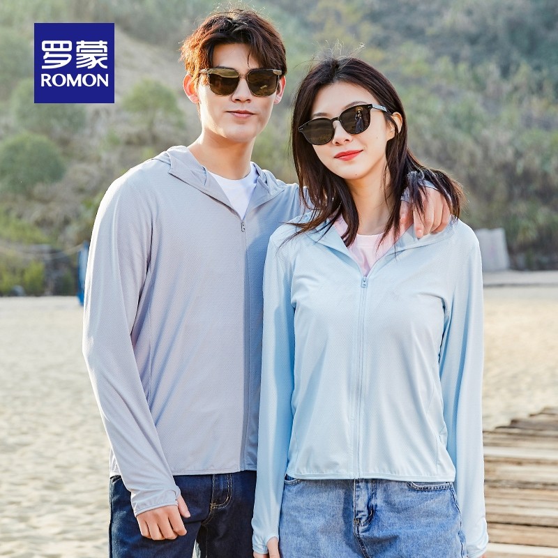 罗蒙 男女同款 轻薄休闲外套冰丝防晒服 双重优惠折后￥59包邮 多色可选