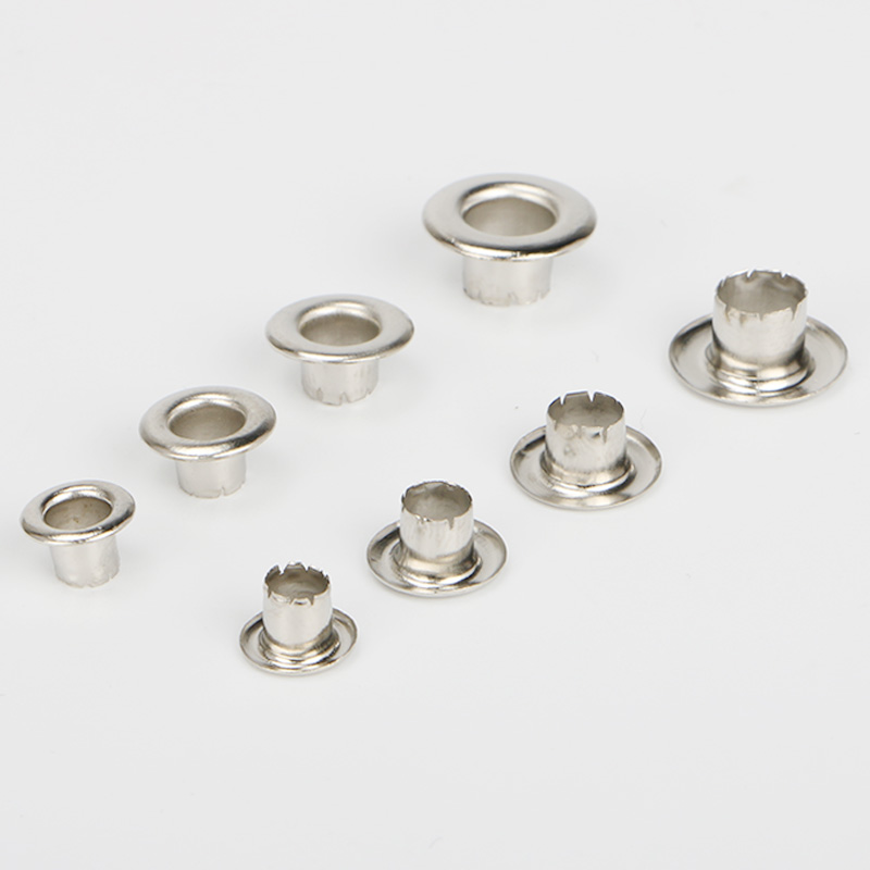 开花铁气眼扣鸡眼金属银色安装工具空心铆钉手提袋子档案袋鞋眼扣 - 图2