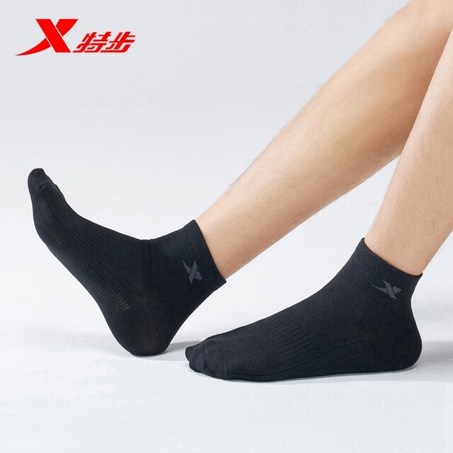 ຖົງຕີນສອງເທົ່າ breathable socks Xtep ກາງ calf ຂອງຜູ້ຊາຍ