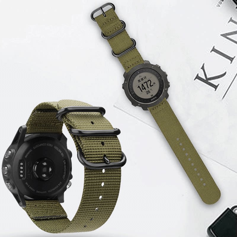 颂拓suunto9斯巴达尼龙松拓手表带 tkn配件