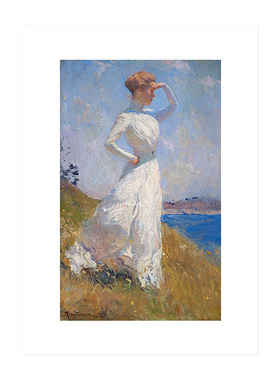 弗兰克韦斯顿本森Frank Weston Benson经典名画复古美式装饰画