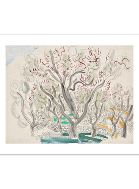 liveart法国画家劳尔杜飞Raoul Dufy城市风景装饰画海报
