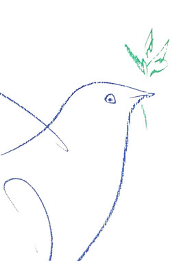 毕加索鸽子线条经典名画