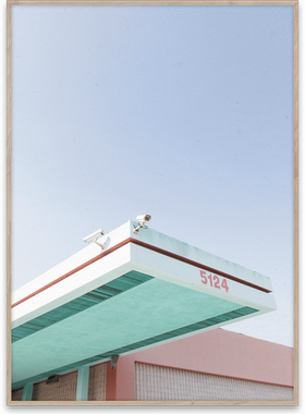 丹麦建筑客厅卧室玄关装饰画