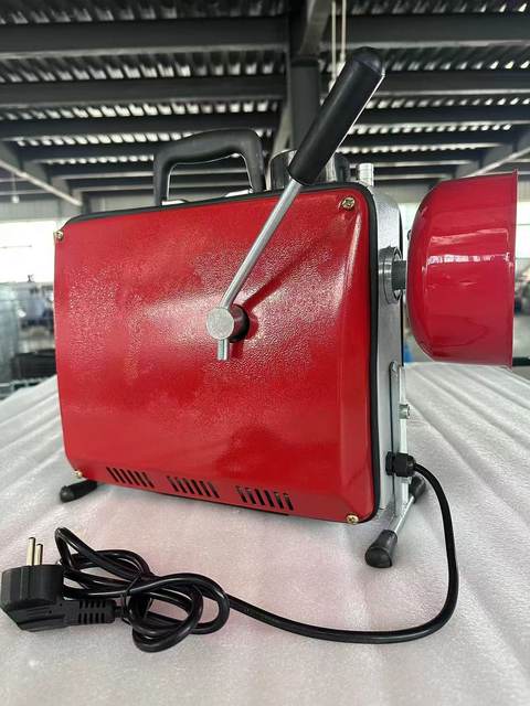 Sewer opening artifact Electric pipe dredging machine Household sewer opening tool Kitchen toilet toilet dredging machine