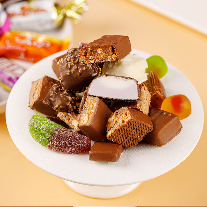 X俄罗斯进口食品巧克力糖果零食喜糖送礼网红爆款年货新年糖果