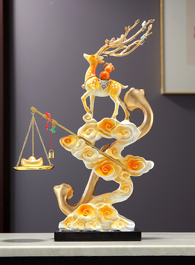 新中式国风摆件客厅玄关书房家居