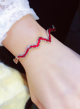 魅芽仙骨本命年红色手链配饰