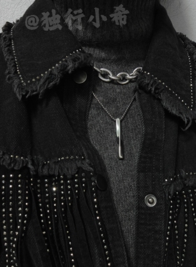 小鱼驭夜灯阑不掉色套链项链两条叠戴高级感精致百搭项链毛衣链