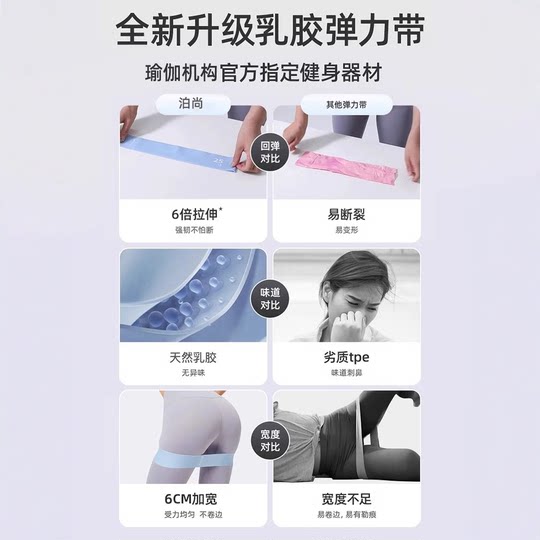 Yoga elastic ring, resistance band, butt training tool