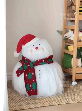 雪人装饰摆件网红店铺拍照打卡