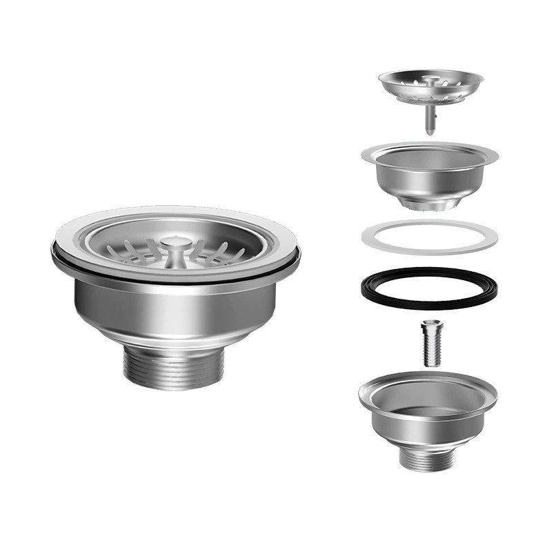 盆厨房配件双层器钢头下水排水管不锈钢专供水槽洗菜下水提篮跨境,淘宝优惠券,粉丝福利购,淘宝优惠卷