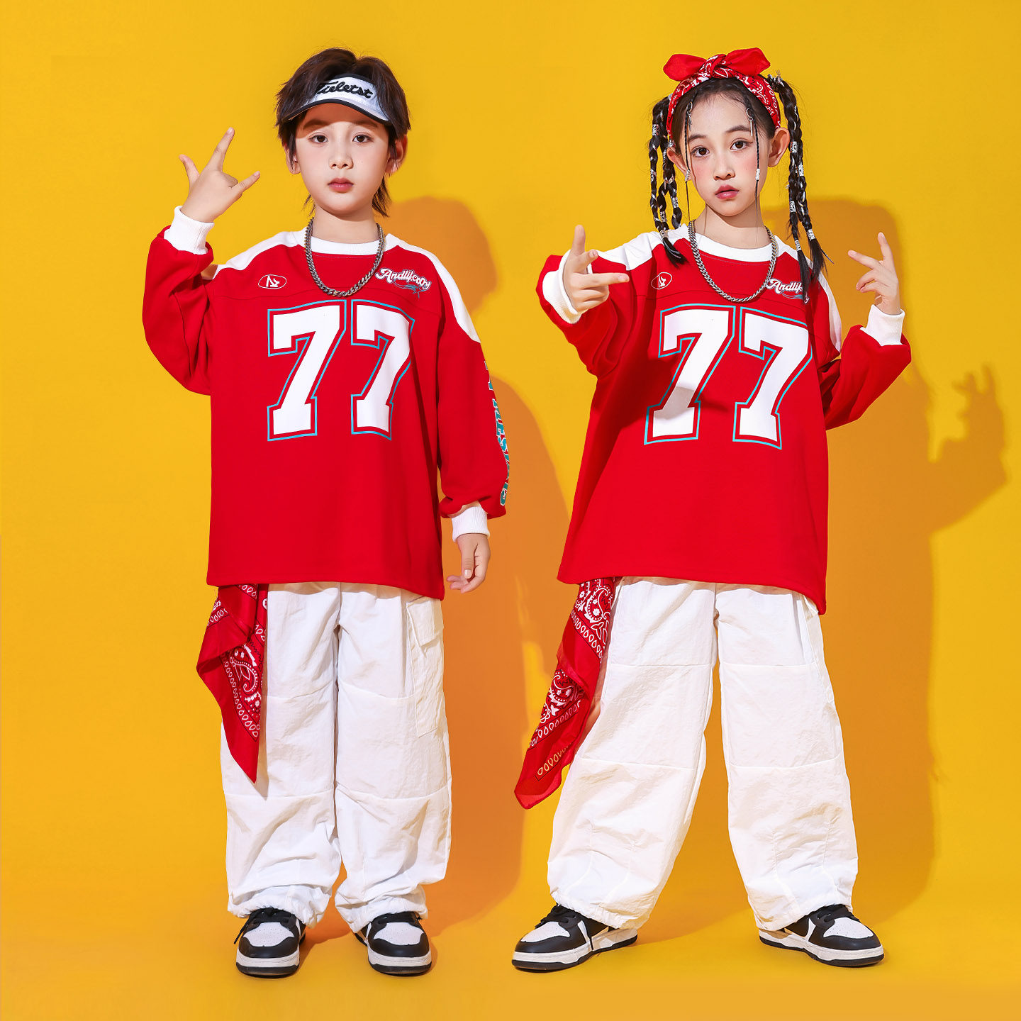 街舞儿童潮服酷帅套装少儿炸街hiphop服装小学生运动会开幕式服饰,淘宝优惠券,粉丝福利购,淘宝优惠卷