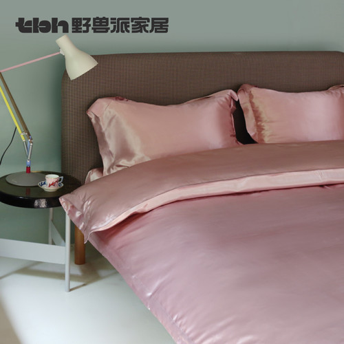 tbh野兽派家居 欧式轻奢真丝四件套双面桑蚕丝床上用品家纺婚庆 - 图3