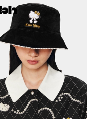 tbh野兽派HelloKitty双面渔夫帽