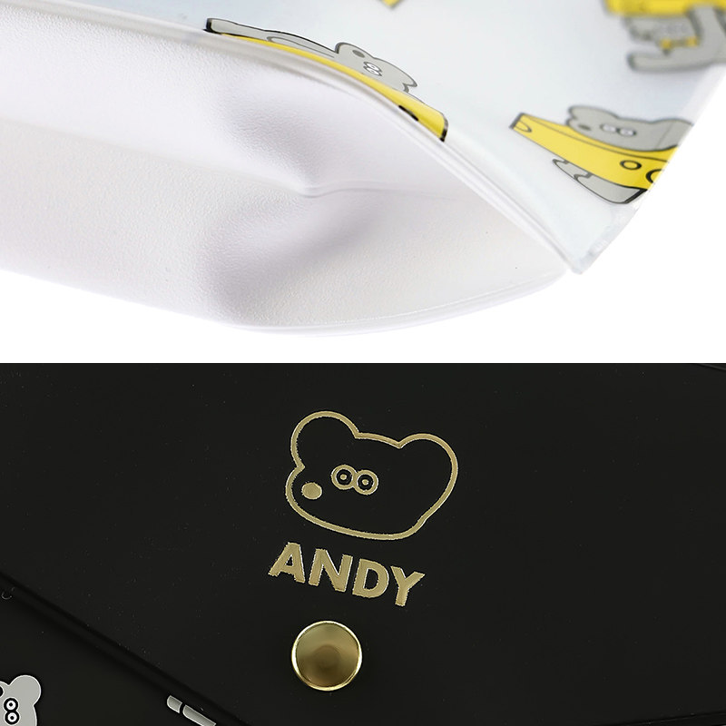 MARKS松本诚次合作款文具资料收纳袋A4/A5再生PVC环保文件袋便携商务旅行收纳整理笔袋黑色白色,淘宝优惠券,粉丝福利购,淘宝优惠卷