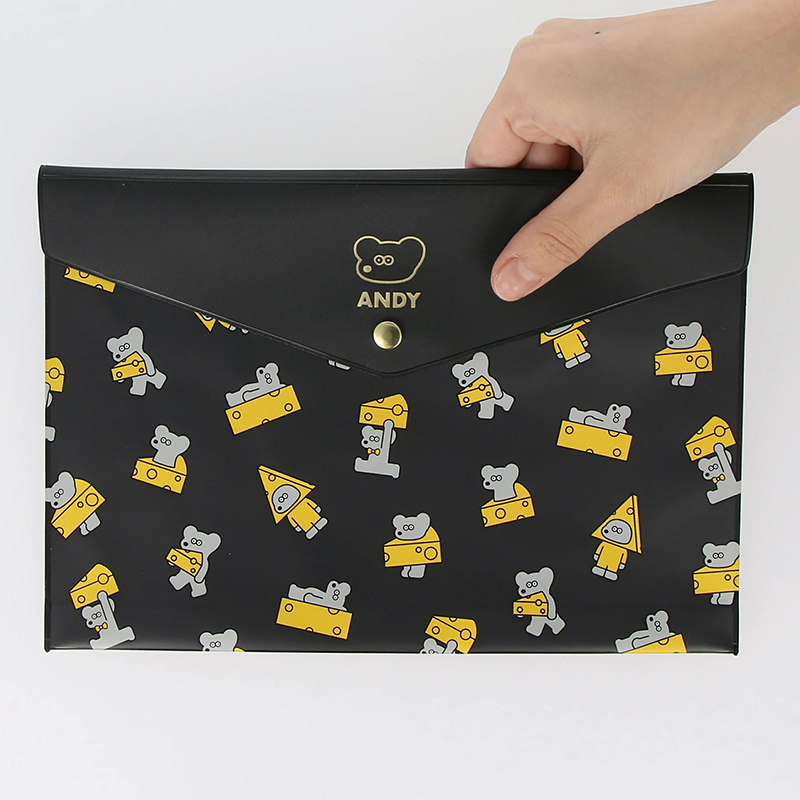 MARKS松本诚次合作款文具资料收纳袋A4/A5再生PVC环保文件袋便携商务旅行收纳整理笔袋黑色白色,淘宝优惠券,粉丝福利购,淘宝优惠卷