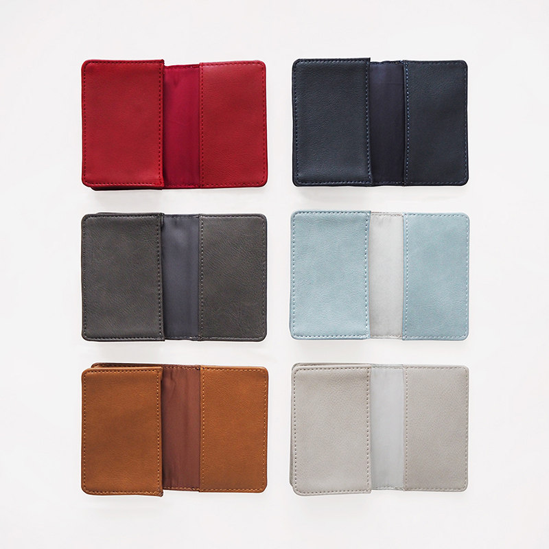 【特惠7折】MATOKA仿皮撞色折叠卡包名片夹时尚商务简约男女,淘宝优惠券,粉丝福利购,淘宝优惠卷