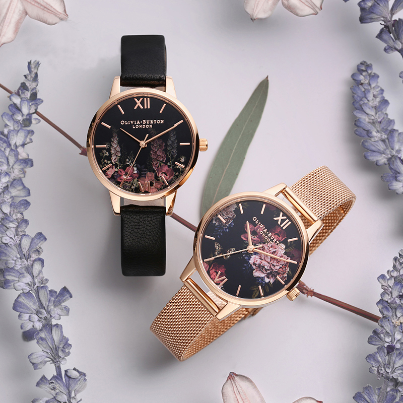 【换新特价】OliviaBurton花卉系列手表女 小众轻奢礼物女表腕表 - 图2