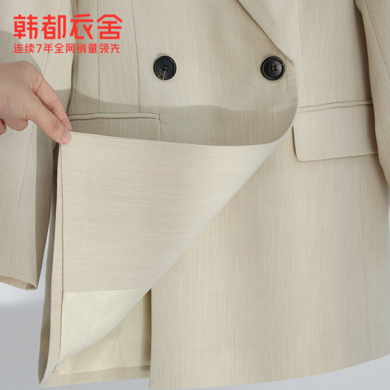 韩都衣舍2019秋装新款气质女小西服 韩都衣舍outlets店西装
