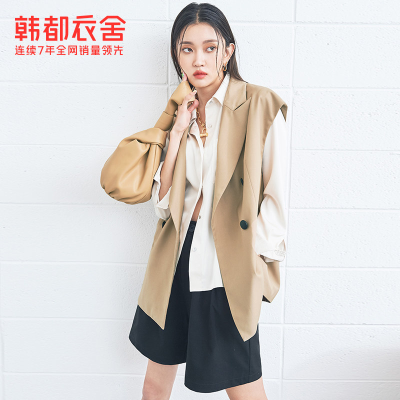 韩都衣舍outlets秋装新款韩版马夹 韩都衣舍outlets店马夹